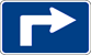 Image of a Interstate Advance 90 Degree Right Turn Marker (M5-1-1R)