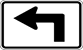 Image of a Advance 90 Degree Left Turn Marker (M5-1L)