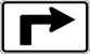 Image of a Advance 90 Degree Right Turn Marker (M5-1R)