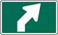 Image of a Business/Turnpike Advance 45 Degree Right Turn Marker (M5-2P-2R)