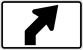 Image of an Advance 45 Degree Right Turn Marker (M5-2PR)