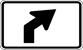 Image of a Advance 45 Degree Right Turn Marker (M5-2R)