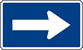 Image of an Interstate 90 Degree Turn Marker (M6-1P-1)