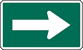 Image of a Business/Turnpike 90 Degree Turn Marker (M6-1P-2)