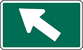 Image of a Business/Turnpike 45 Degree Left Turn Marker (M6-2P-2L)