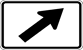 Image of a 45 Degree Right Turn Marker (M6-2R)