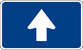 Image of a Interstate Straight Through Marker (M6-3-1)