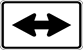 Image of a 90 Degree Right and Left Turn Marker (M6-4)