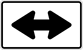Image of a 90 Degree Right and Left Turn Marker (M6-4P)