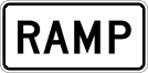 Image of a Ramp Sign (R1-1-2)