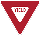 Image of a Yield Sign (R1-2)