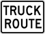 Image of a Truck Route Sign (R14-1)