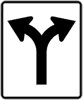 Image of a Optional Left or Right Turn Sign (R3-6LR)
