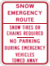 Image of a Snow Emergency Route No Parking Sign (R7-203-1)