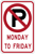 Image of a No Standing Any Time Sign (R7-4)
