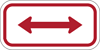 Image of a No Parking Arrow Plaque (R7-301)