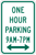 Image of a Limited Time Parking Sign (R7-5)