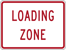 Image of a No Parking Lading Zone Plaque (R8-3GP-1)