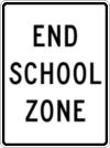 Image of a End School Zone Sign (S5-2)