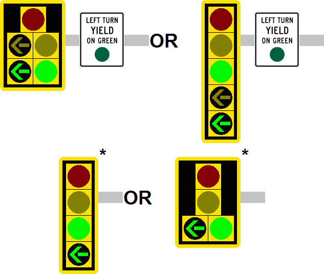 Image of a Signal Indications for Protected/Permissive Mode Left Turns