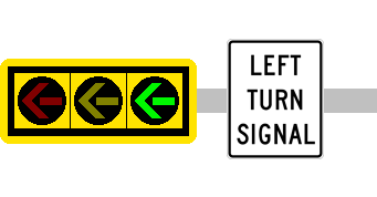 Image of a Signal Indications for Protected Only Mode Left Turns