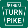 Image of a Pennsylvania Turnpike Keystone Sign (PTC-KEY)