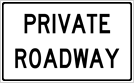 Image of a Private Roadway Sign (PTC-PR)