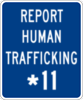 Image of a Report Human Trafficking Sign (PTC-RHC)