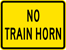 Image of a Low Ground Clearance Highway-Rail Grade Crossing Plaque (W10-5P)