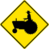 Image of a Farm Machinery Sign (W11-5)