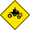 Image of a ATV Crossing Sign (W11-6-1)