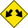 Image of a Double Arrow Sign (W12-1)