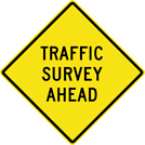 Image of a Traffic Survey Sign (W14-15)