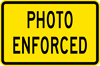 Image of a Photo Enforced Plaque (W16-10AP)