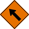 Image of a Arrow Sign (W20-103)