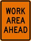 Image of a Rectangular Work Area Ahead Sign (W21-103)