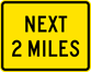 Image of a Next (__) Miles Plaque (W7-3AP)