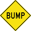 Image of a Bump Sign (W8-1)