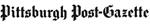 Pittsburgh Post-Gazette logo