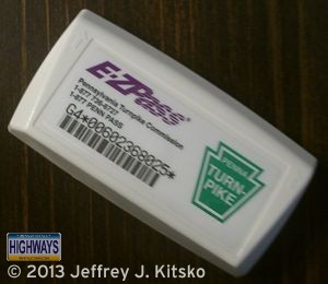 Picture of an E-ZPass transponder