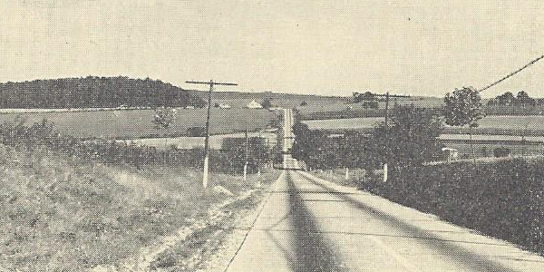 Picture of US 111 near Shrewsbury in York County from 1930