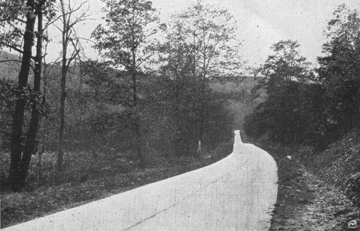 Picture of US 120 between Saint Marys and Emporium from 1929