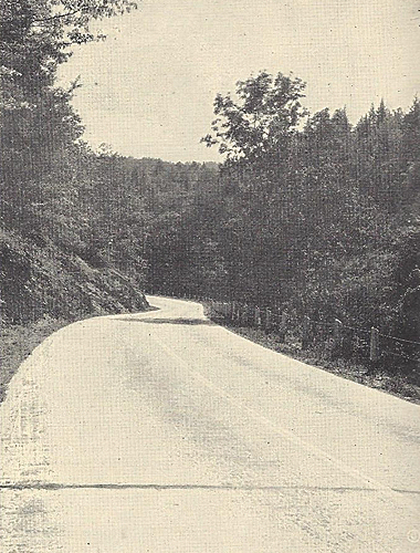 Picture of US 309 south of Weissport in Carbon County in 1929