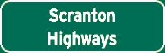 Scranton Highways sign