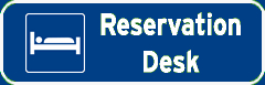 Pennsylvania Highways Reservation Desk sign